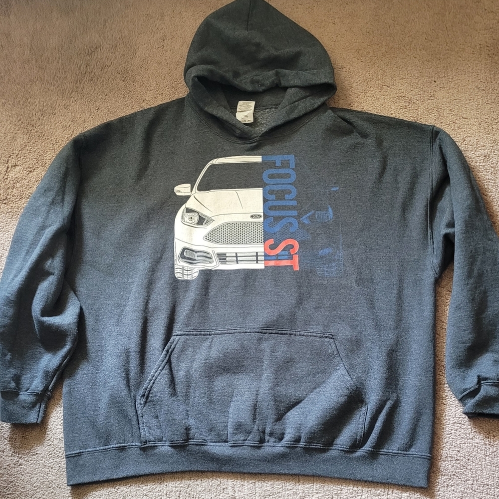 FORD FOCUS ST Pullover Hoodie Sweatshirt size XXL